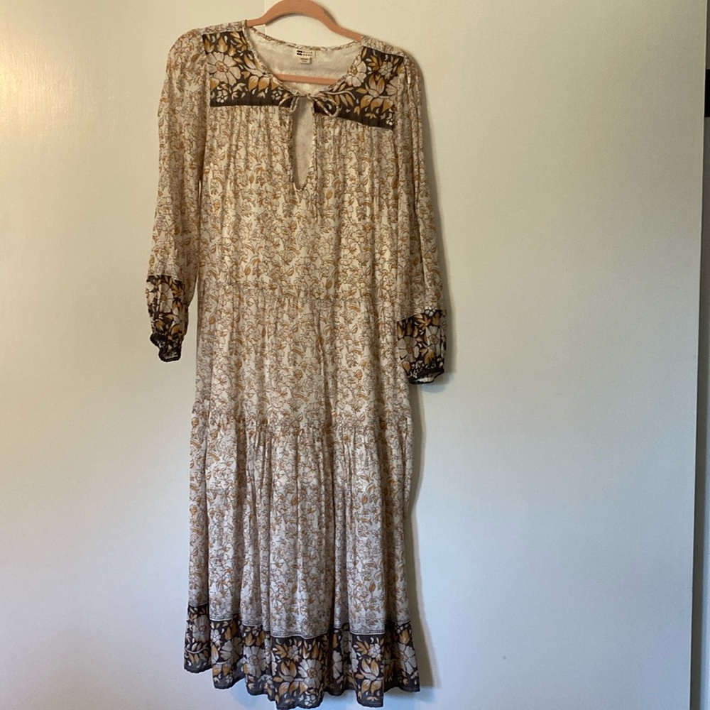 ‼️SOLD‼️ Midi Dress Size S/P CuteFall Colors 🧡